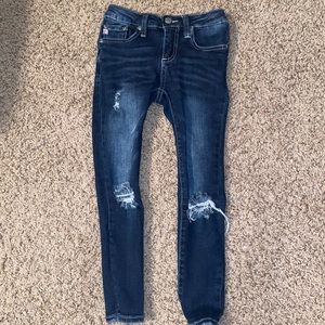Navy blue jeans